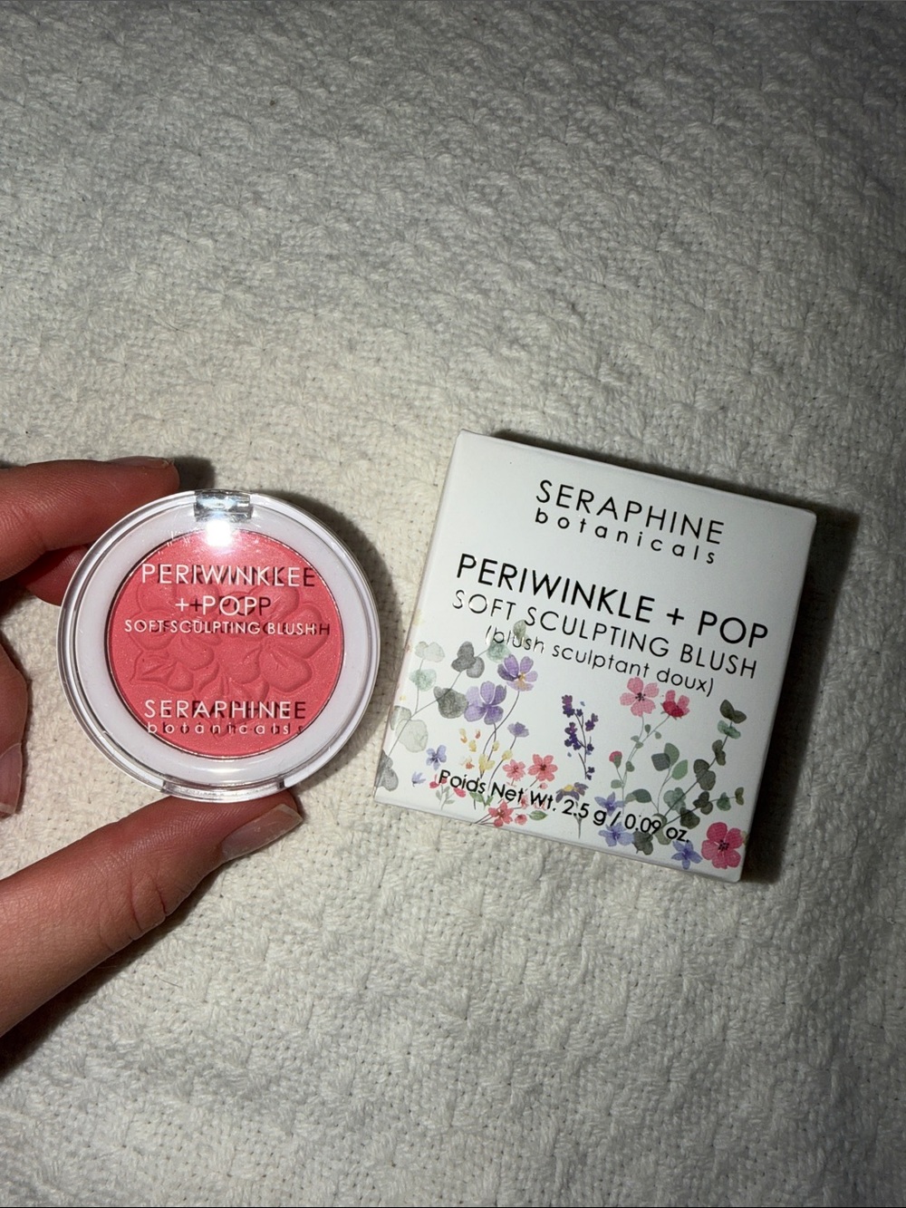 Seraphine Botanicals Periwinkle + Pop Soft Sculpting Blush - Pink Coral